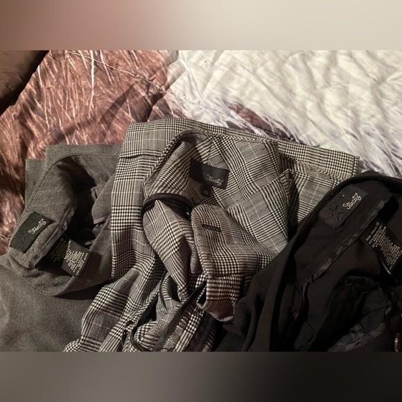 Three pair hardly worn dress pants. - Picture 2 of 2